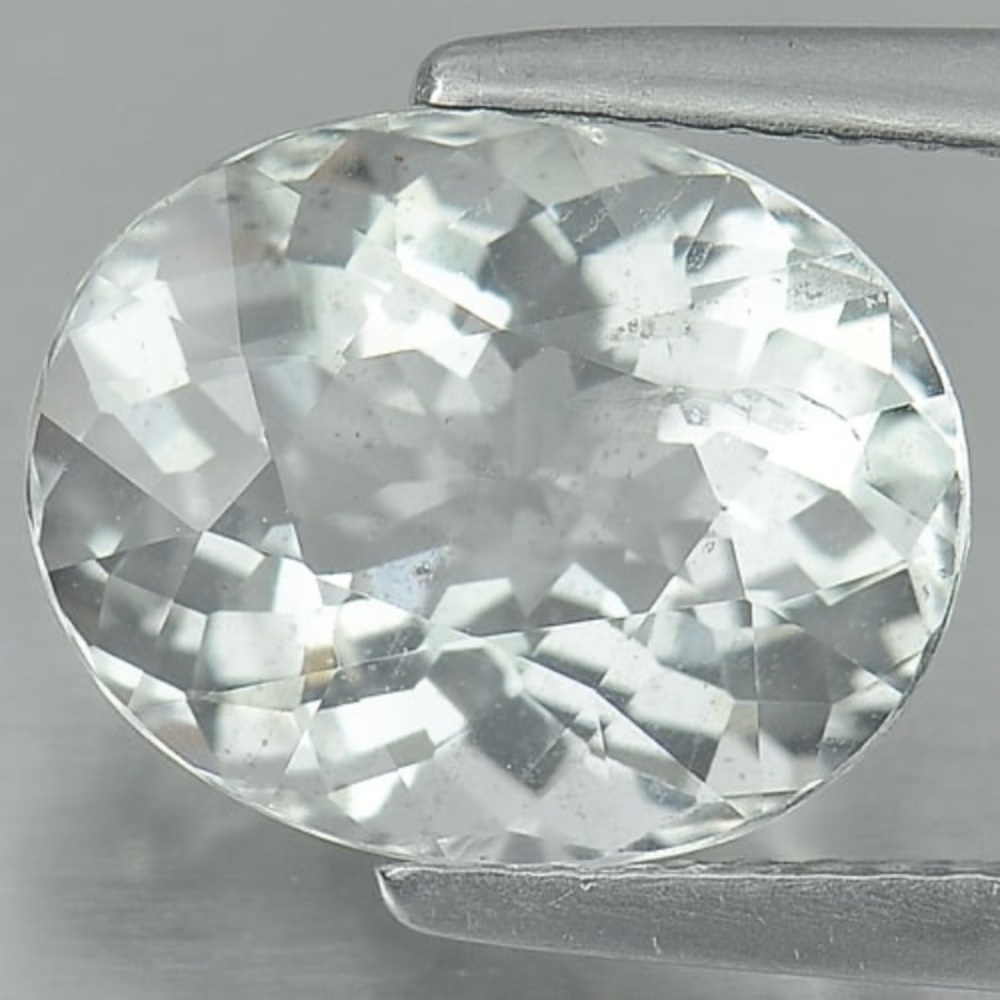 Light Blue Aquamarine 3.31 Ct Oval 11.1 x 9‎ Mm Natural Gemstone Unheated Brazil